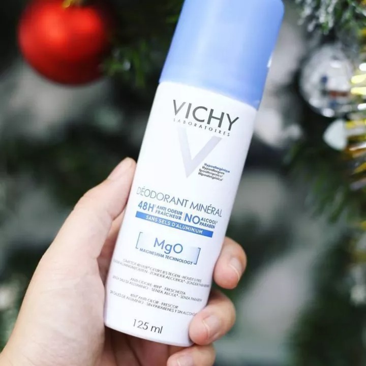 Xịt Khử Mùi Vichy Siêu Khô Thoáng Suốt 48 Giờ 125ml
