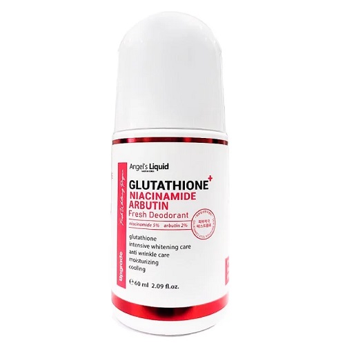 Lăn Khử Mùi Angel's Liquid Glutathione plus Niacinamide Arbutin Fresh Deodorant Mờ Thâm Dưỡng Trắng 60ml MC