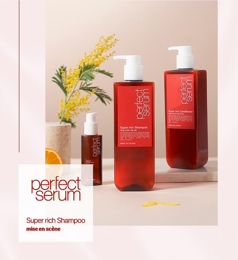 Dầu Gội Miseen Scene Perfect Serum Super Rich Sampoo 680ml