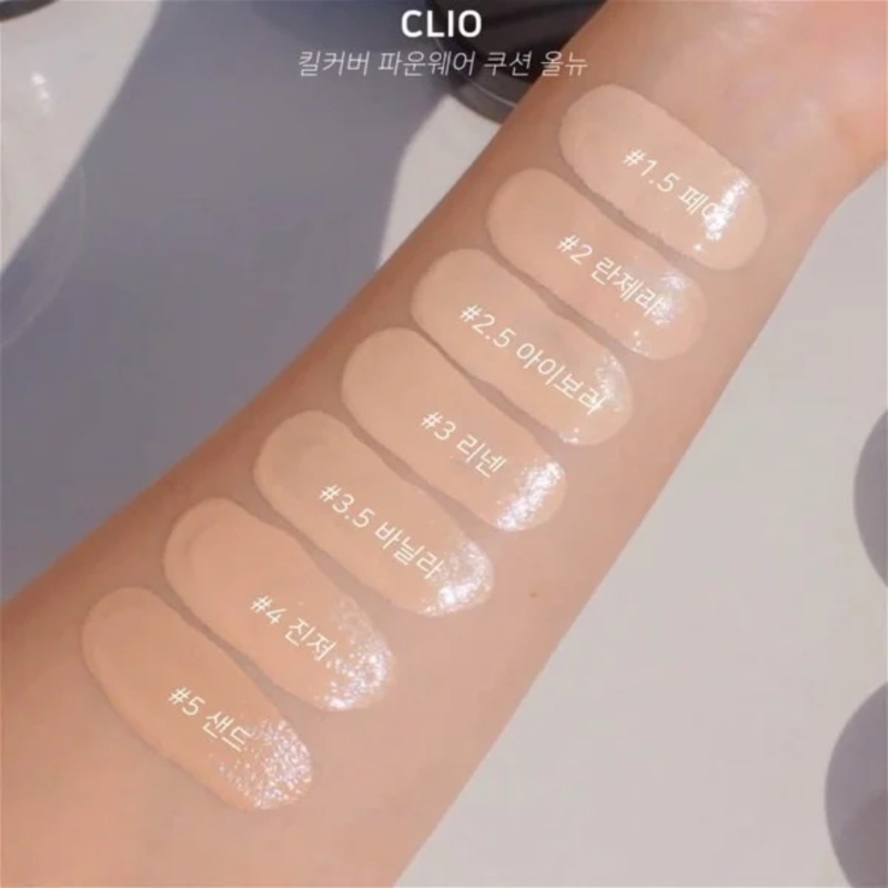 Phấn Nước CLIO Kill Cover The New Founwear Cushion Vuông Tone 2-BP