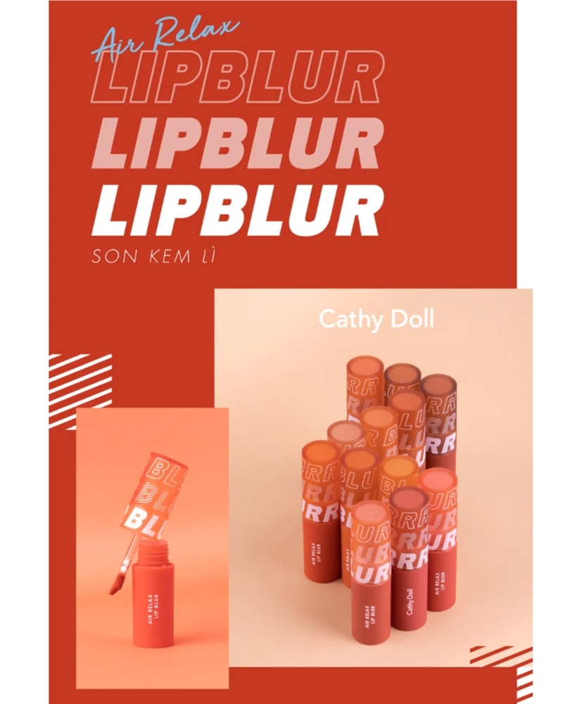 Son Kem Cathy Doll Air Relax Lip Blur 02 Fluffy Pink 3.5g  