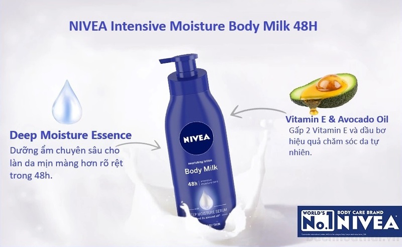 Sữa Dưỡng Thể Nivea Intensive Moisture Body Milk Dưỡng Ẩm Chuyên Sâu 48H 600ml 