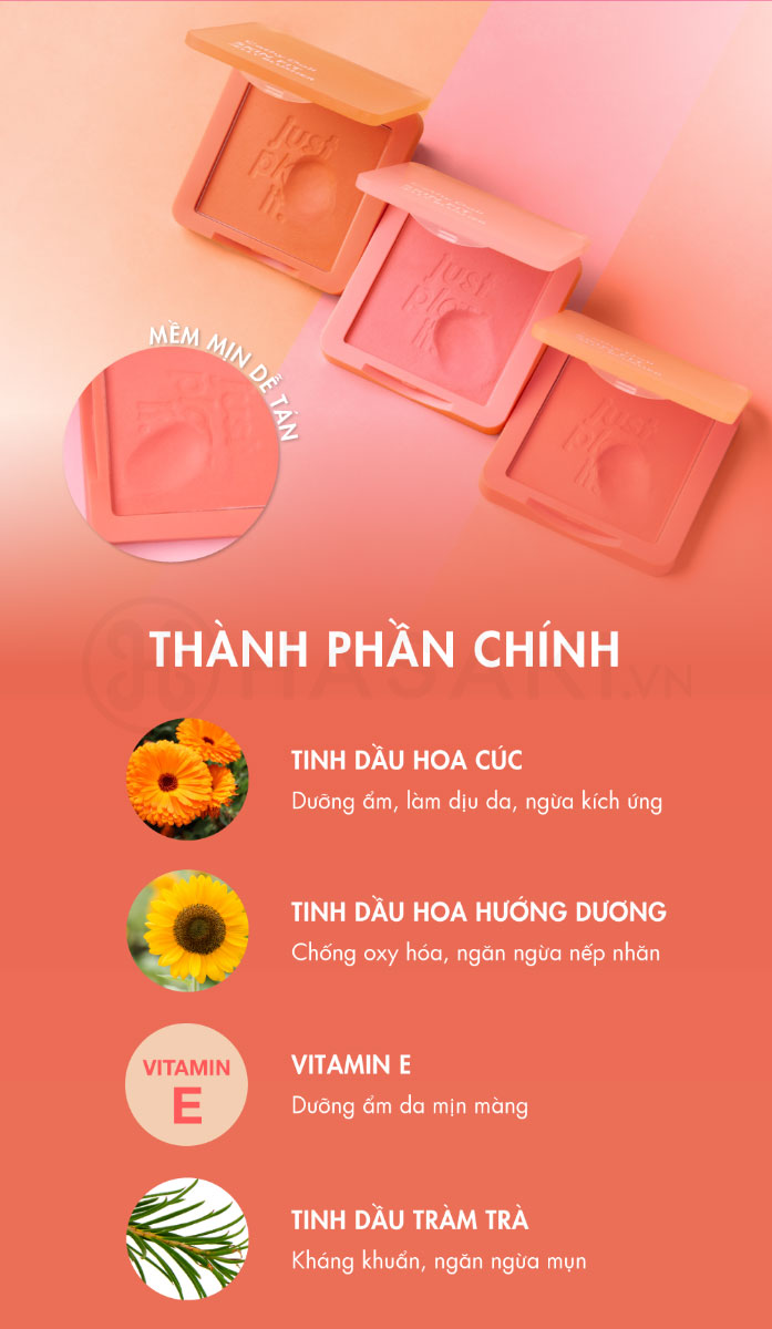 Phấn Má Cathy Doll Dạng Kem 03 Joy Summer 6g 