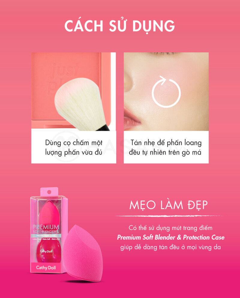 Phấn Má Cathy Doll Dạng Kem 03 Joy Summer 6g 