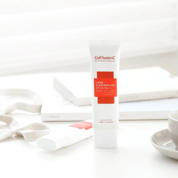 Kem Chống Nắng Cell Fusion C Laser Sunscreen 100 SPF50+ PA+++ 50ml - Đỏ