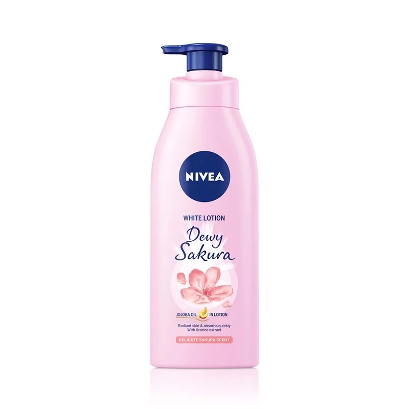 Sữa Dưỡng Thể Nivea Dưỡng Sáng Da Hương Hoa Anh Đào 350ml