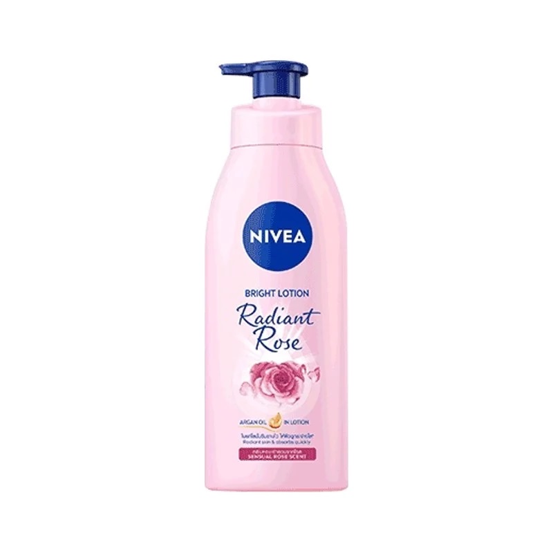 Sữa Dưỡng Thể Nivea Dưỡng Sáng Da Hương Hoa Hồng 350ml Mẫu Mới