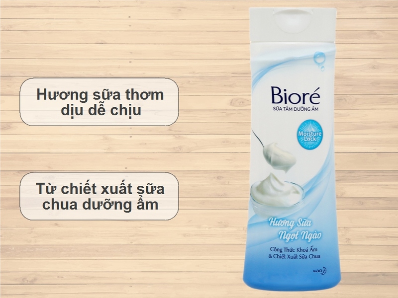 Sữa Tắm Bioré Ẩm Mịn Làn Da Hương Sữa 200g