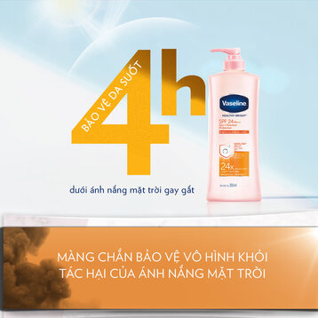 Sữa Dưỡng Thể Vaseline Chống Nắng & Dưỡng Sáng 350ml (MÃ MỚI)