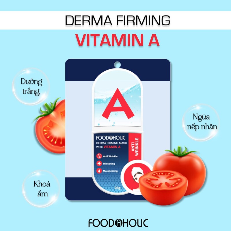 Mặt Nạ Food A Holic - Vitamin A Nâng Cơ, Ngừa Lão Hóa 1 PCS
