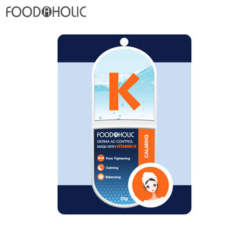 Mặt Nạ Food A Holic -  Vitamin K Tái Tạo Da, Giảm Sưng 1 PCS