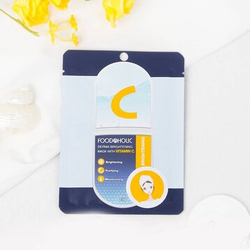 Mặt Nạ Food A Holic - Vitamin C Dưỡng Sáng, Mờ Thâm 1 PCS