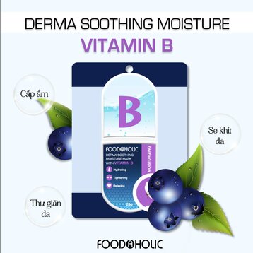 Mặt Nạ Food A Holic - Vitamin B Dưỡng Ẩm, Phục Hồi Da 1 PCS