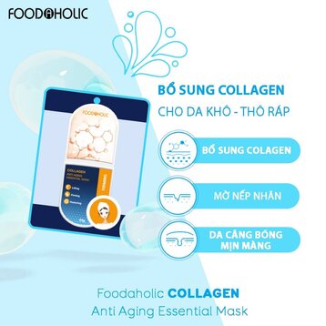 Mặt Nạ Food A Holic - Chiết Xuất Collagen Làm Săn Chắc Da 1 PCS