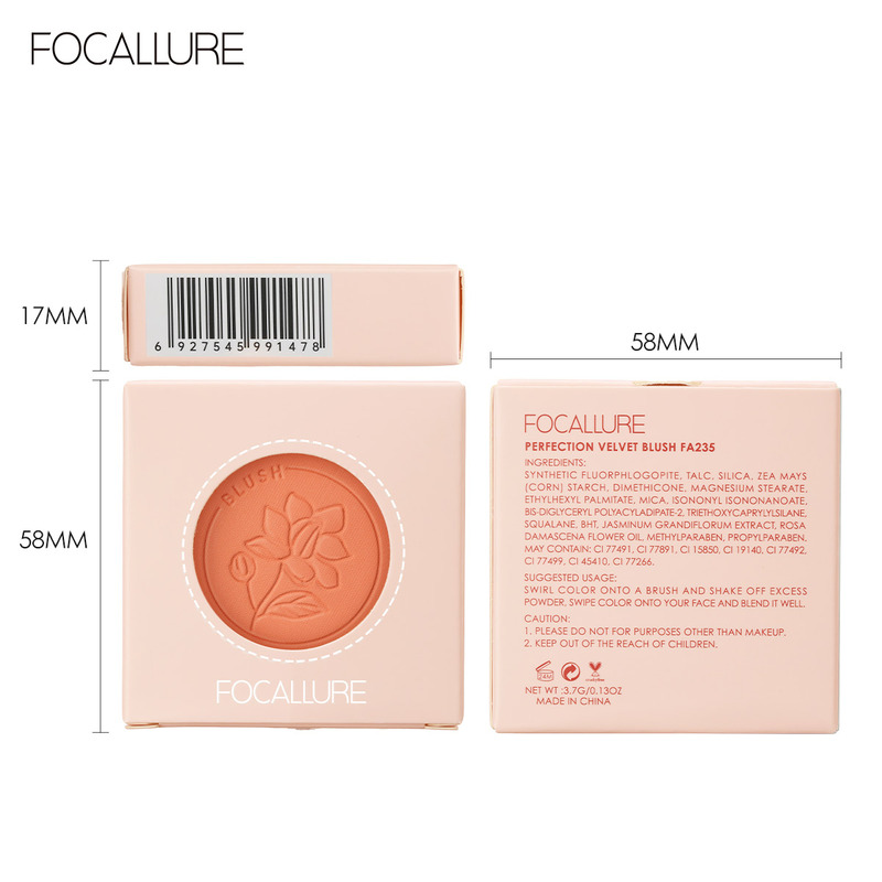 Phấn Má Focallure Perfection Velvet Blush FA235 Tone 302 3.7g