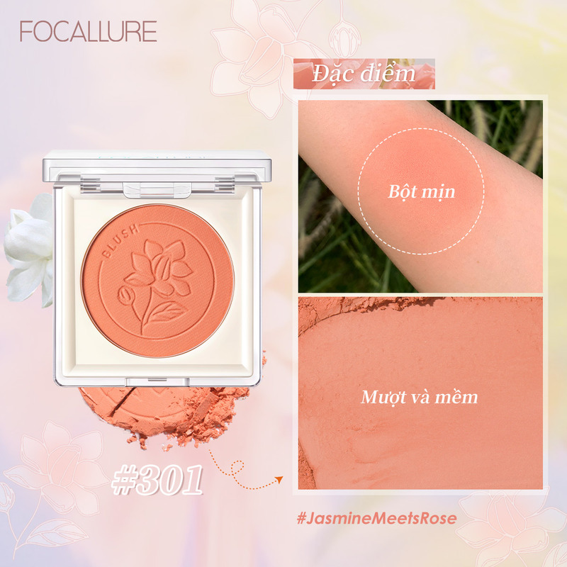 Phấn Má Focallure Perfection Velvet Blush FA235 Tone 302 3.7g