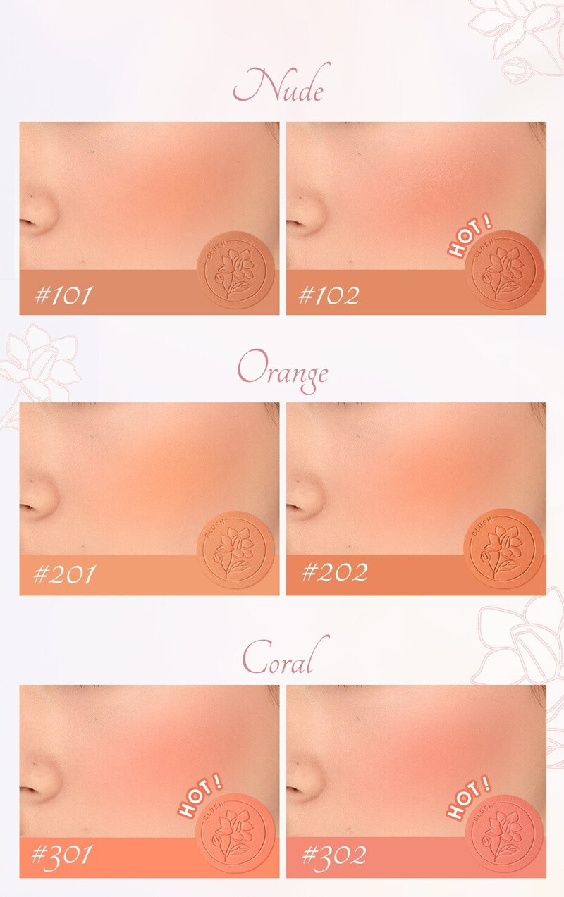 Phấn Má Focallure Perfection Velvet Blush FA235 Tone 501 3.7g
