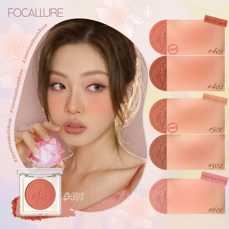 Phấn Má Focallure Perfection Velvet Blush FA235 Tone 401 3.7g