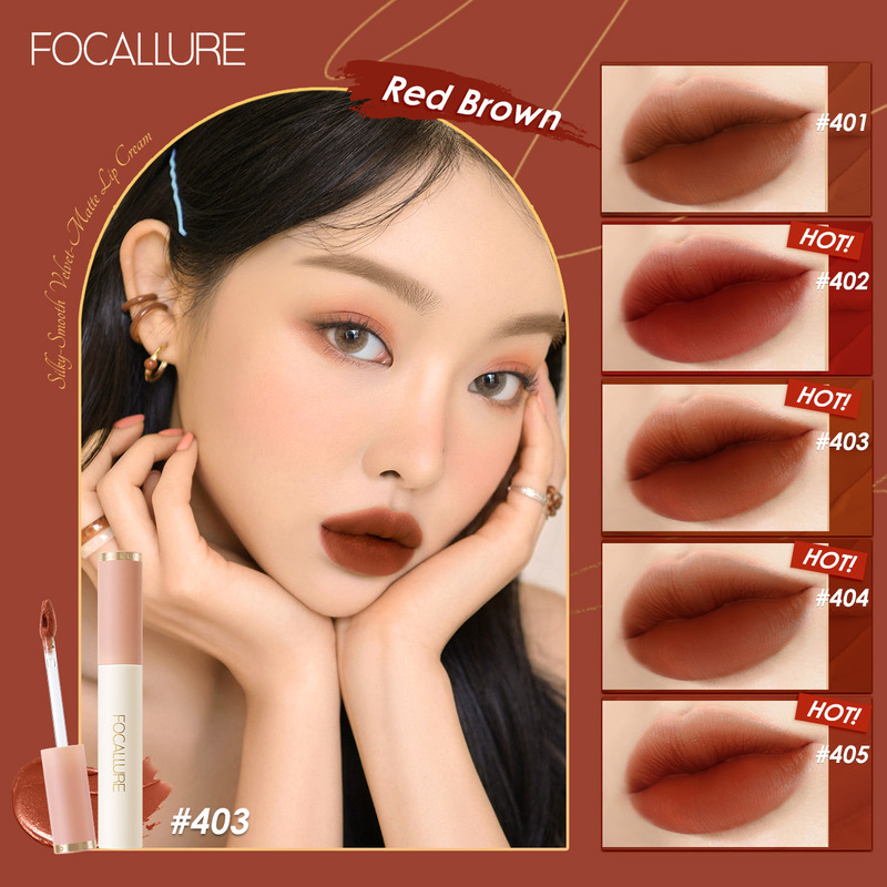 Son Kem Focallure Velvet Smooth Lip Glaze FA196 404 2.4g