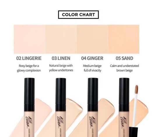 Che Khuyết Điểm Clio Kill Cover Liquid Concealer 2-BP Lingerie 7g