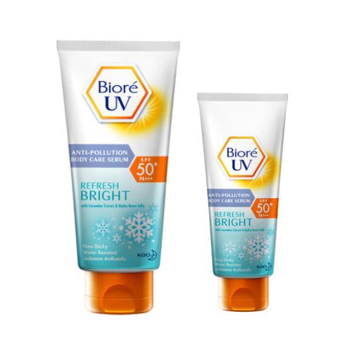 Serum Chống Nắng Bioré Refresh Bright Dưỡng Thể Sáng Mịn Mát Lạnh 150ml