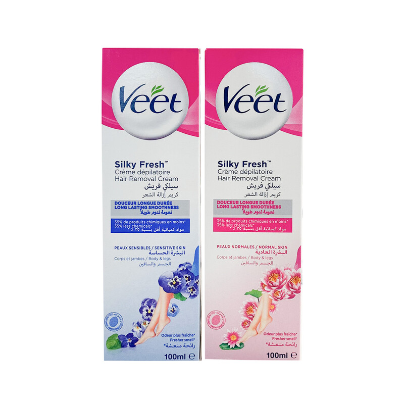 Kem Tẩy Lông Veet Silk & Fresh Dành Cho Da Nhạy Cảm 25g