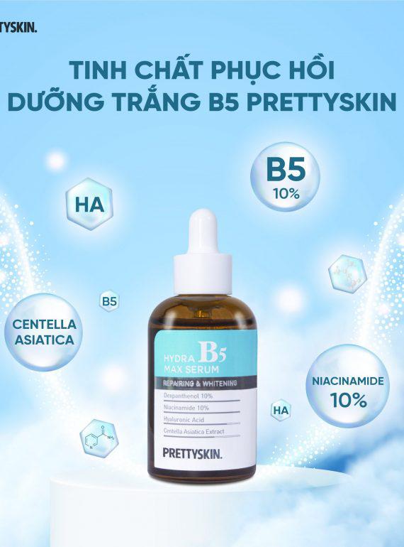 Tinh Chất Prettyskin Hydra Max Serum B5 Phục Hồi, Dưỡng Trắng Da 50ml
