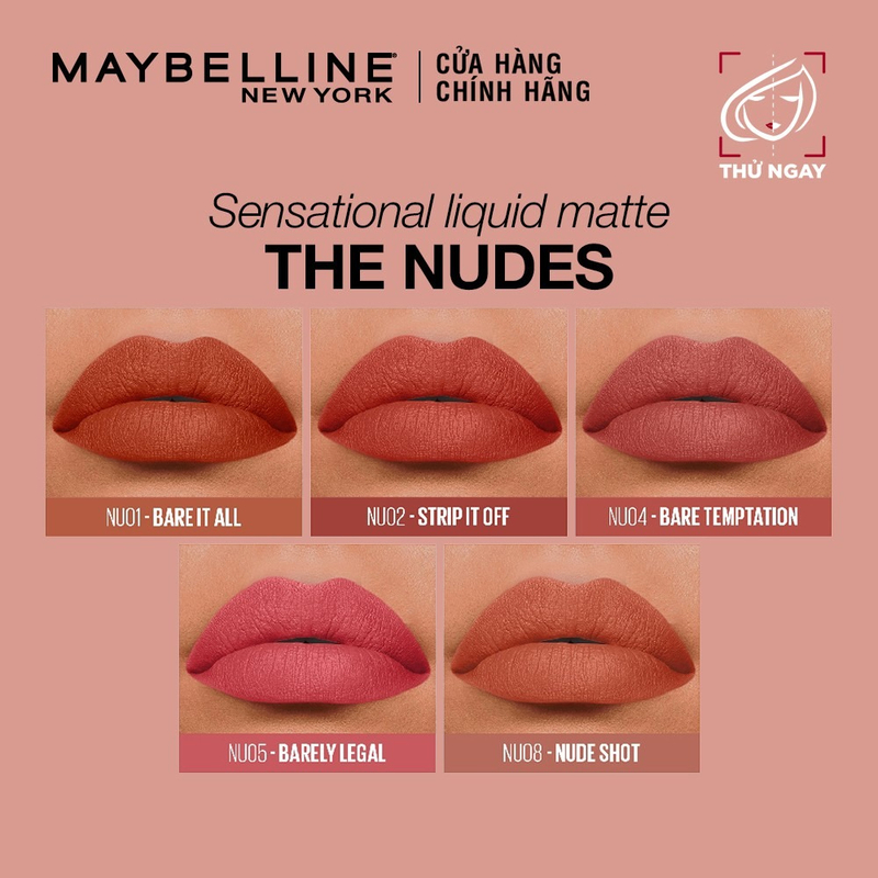 Son Kem Lì Nhẹ Môi Maybelline