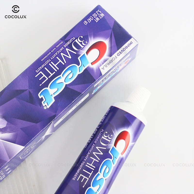 Kem Đánh Răng Crest 3D White Advanced Triple Whitening 147g