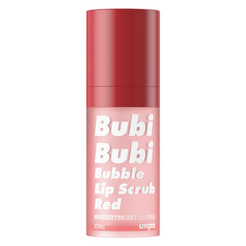 Tẩy Tế Bào Chết Môi Bubi Bubi Bubble Lip Scrub Red Sủi Bọt 10ml