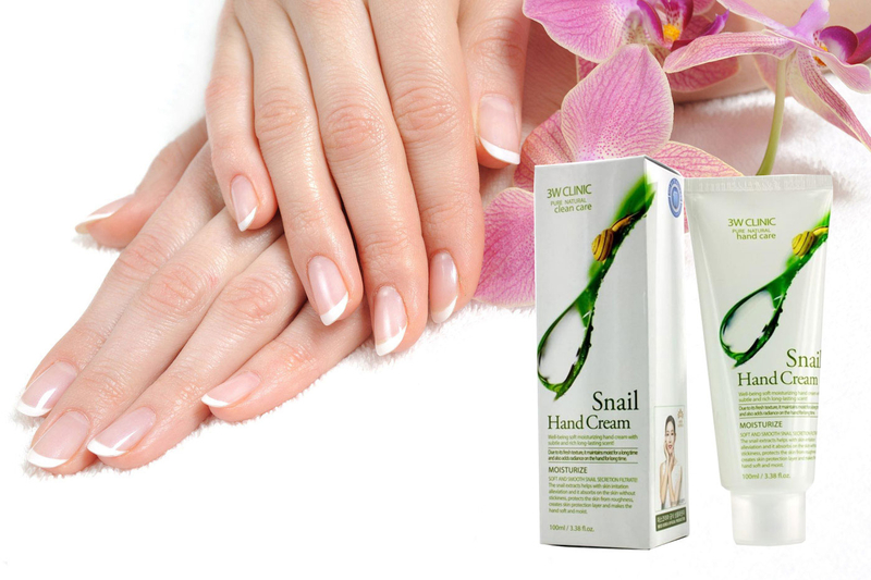 Kem Dưỡng Da Tay 3W Clinic Ốc Sên 100ml