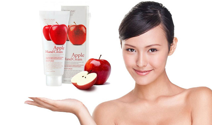 Kem Dưỡng Da Tay 3W Clinic Táo 100ml