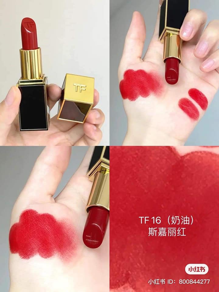 Son Thỏi Tom Ford Lip Color Matte Lipstick 16 Scarlet Rouge 3g 