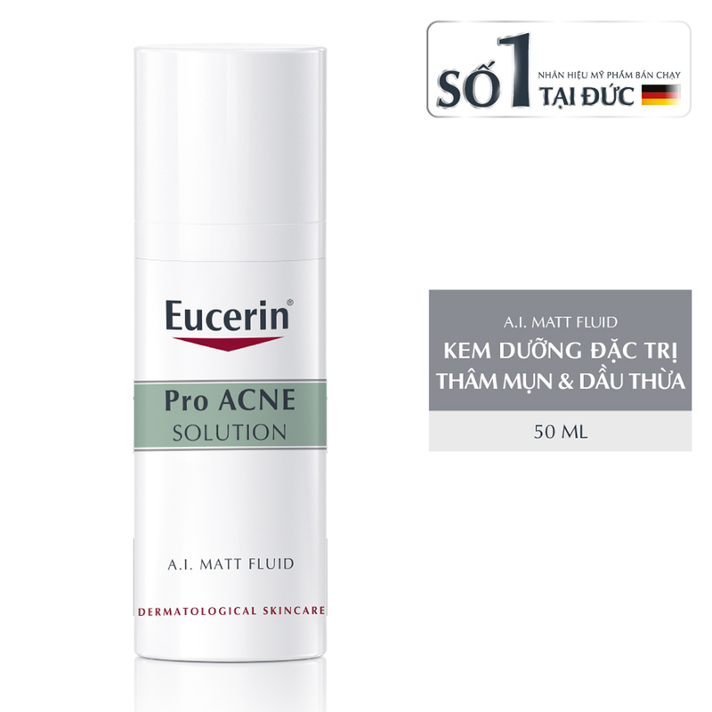 Bộ Sản Phẩm Eucerin Kem Dưỡng & Sữa Rửa Mặt Giảm Thâm Mụn & Dầu Thừa