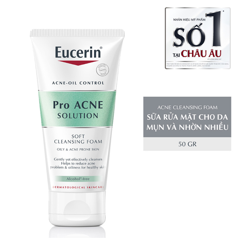 Bộ Sản Phẩm Eucerin Kem Dưỡng & Sữa Rửa Mặt Giảm Thâm Mụn & Dầu Thừa