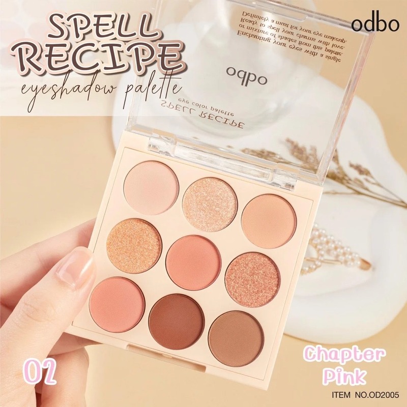 Phấn Mắt Odbo Spell Recipe OD2005 Màu 02 9 Ô