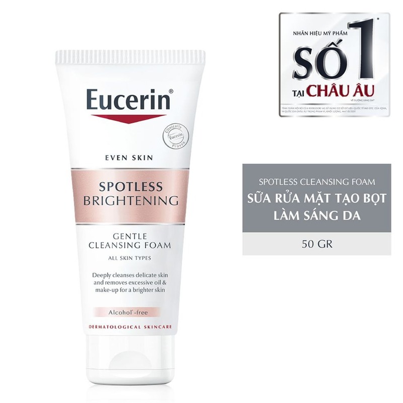 Bộ Sản Phẩm Eucerin Kem Dưỡng Ban Ngày 50ml & Sữa Rửa Mặt Giảm Thâm Nám 50ml