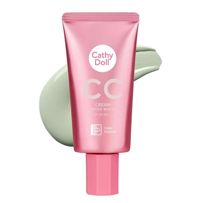 Kem Nền Cathy Doll Speed White CC Cream Spf 50+ 50ml 02 Green