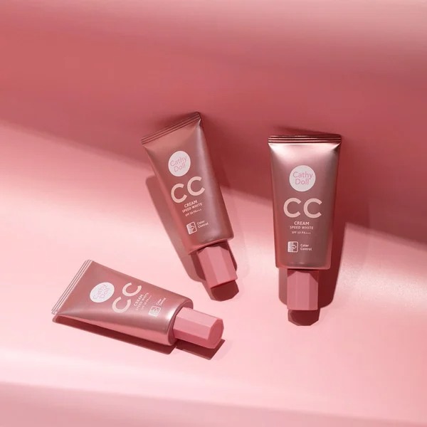 Kem Nền Cathy Doll Speed White CC Cream Spf 50+ 50ml 02 Green