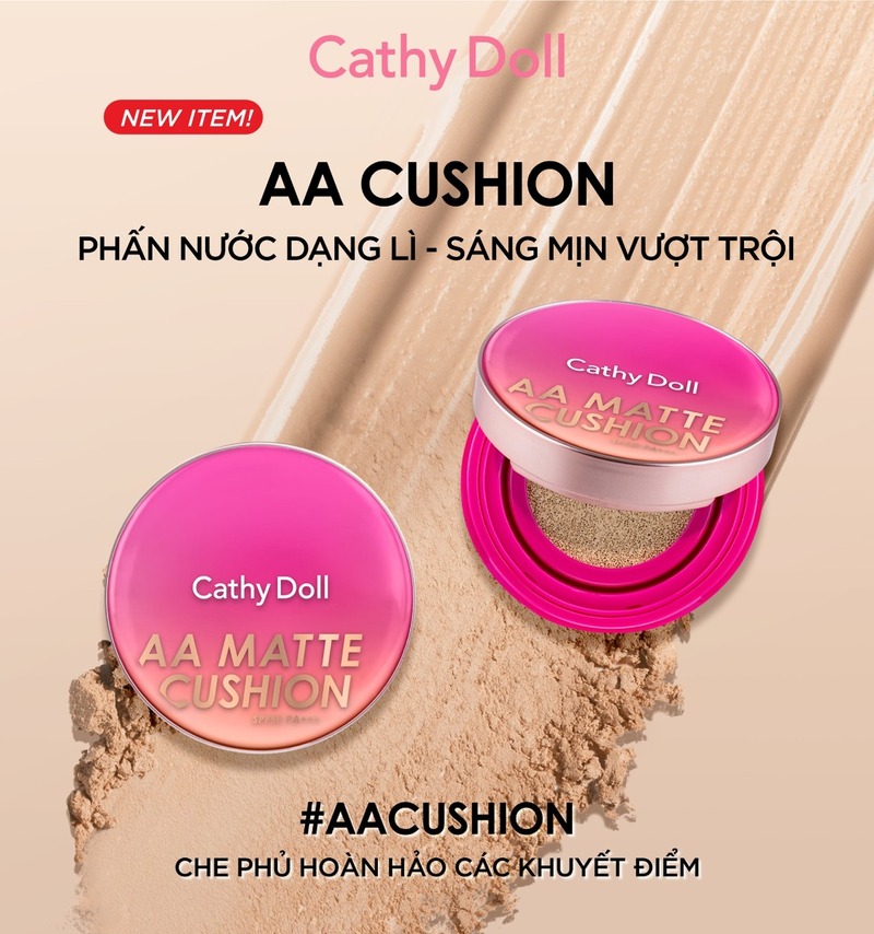 Phấn Nước Cathy Doll Dạng Lì 01 Light Beige 10g