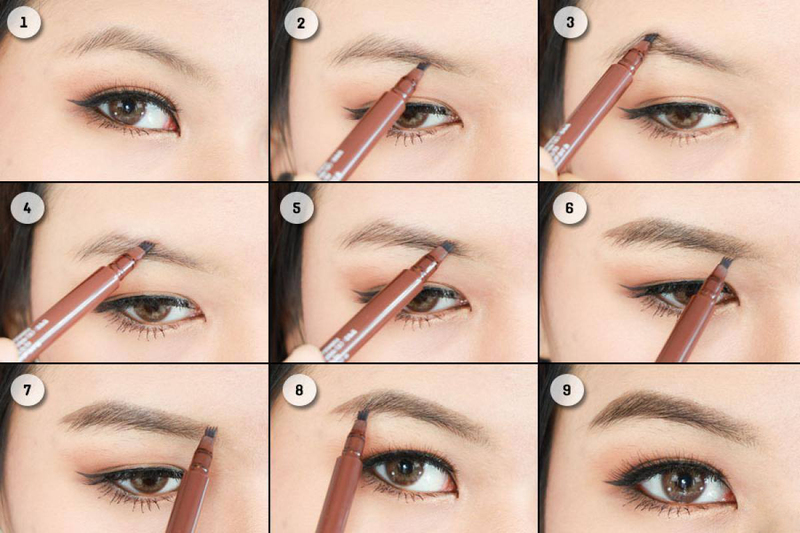 Bút Kẻ Chân Mày Dạng Sợi Cathy Doll 4D 03 Dark Brown