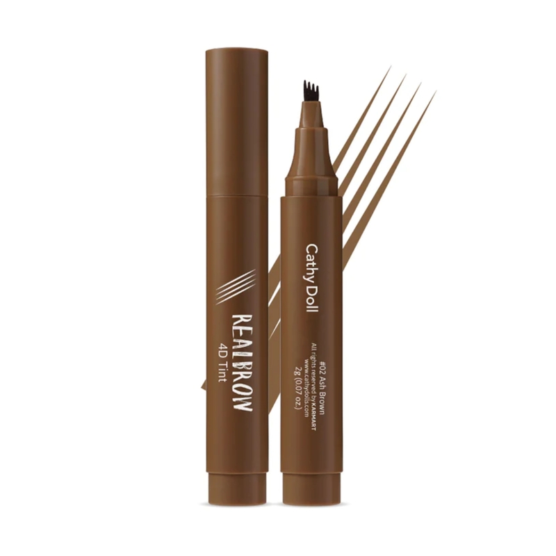 Bút Kẻ Chân Mày Dạng Sợi Cathy Doll 4D 02 Ash Brown