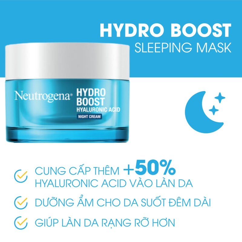 Mặt Nạ Ngủ Neutrogena Cấp Nước Cho Da 50g