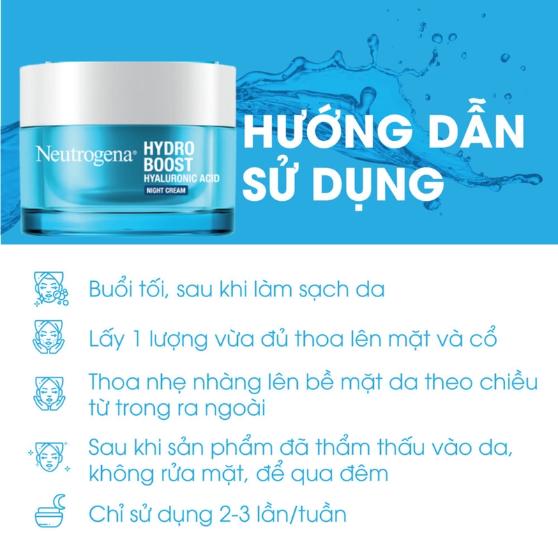 Mặt Nạ Ngủ Neutrogena Cấp Nước Cho Da 50g