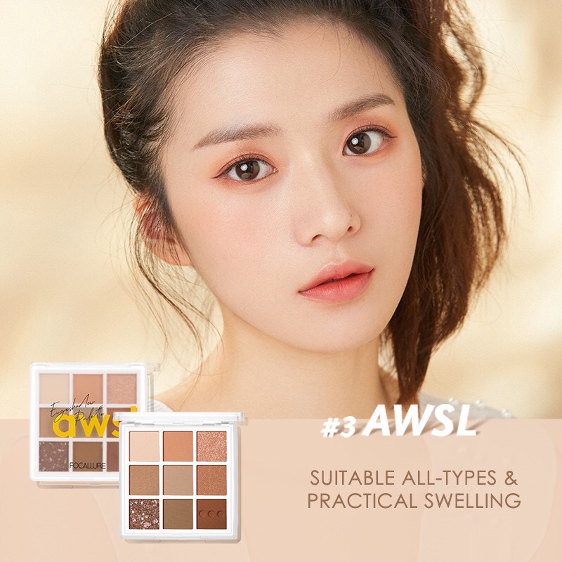 Phấn Mắt Focallure Nine Colors Eyeshadow 9 Màu - #3