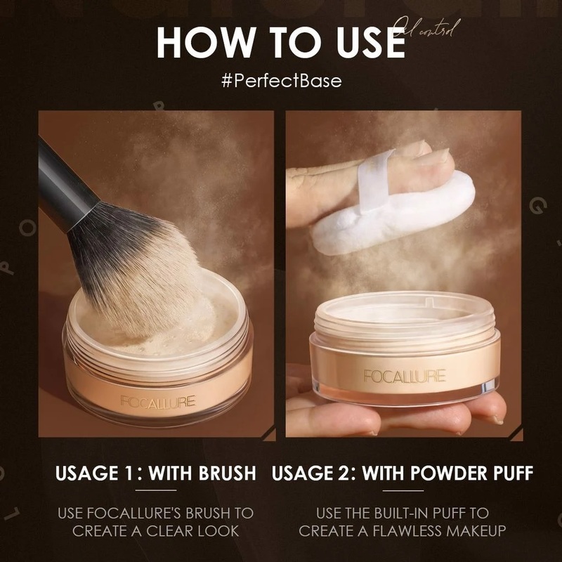​​Phấn Phủ Focallure Poreless Matte Loose Powder - #2