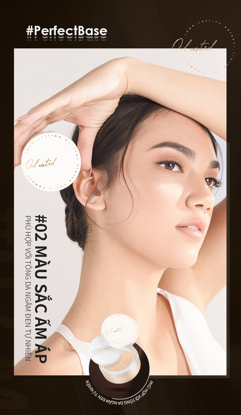 ​​Phấn Phủ Focallure Poreless Matte Loose Powder - #2