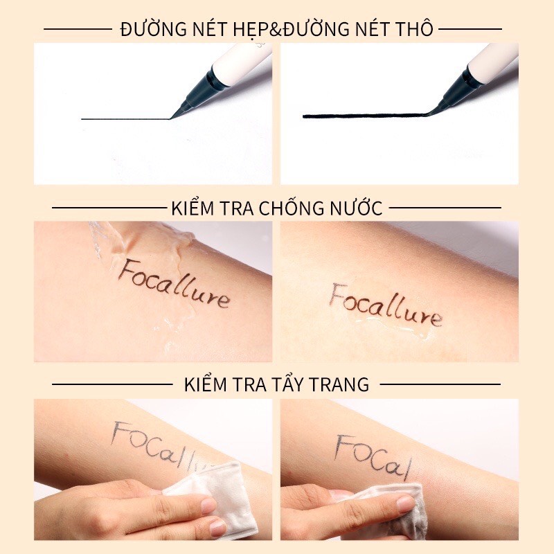 Bút Kẻ Mắt Nước Focallure Superfine Liquid Eyeliner Siêu Mảnh