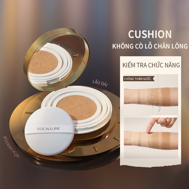 Phấn Nước Focallure BB  Poreless Matte Air Cushion Foundation 102 12g