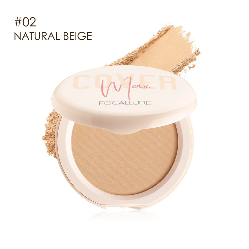 Phấn Nén Focallure Covermax Two Way Cake Pressed Powder Kiềm Dầu Mịn Da - #2